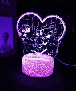 Lampe Stitch et Angel