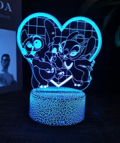 Lampe Stitch et Angel