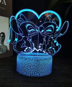 Lampe Stitch et Angel