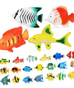 24 figurines poissons